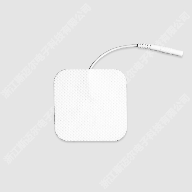 40*40mm Square Muscle Stimulator Pads Pre Wire Type Tens Pads'